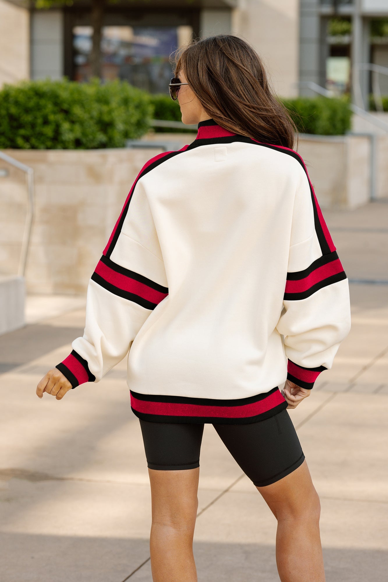 KANSAS CITY CHIEFS VIVID MOTION COLORBLOCK TURTLENECK PULLOVER