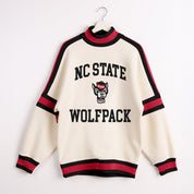 NORTH CAROLINA STATE WOLFPACK VIVID MOTION COLORBLOCK TURTLENECK PULLOVER
