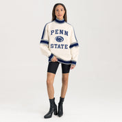 PENN STATE NITTANY LIONS VIVID MOTION COLORBLOCK TURTLENECK PULLOVER