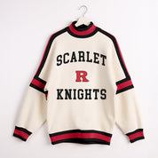 RUTGERS SCARLET KNIGHTS VIVID MOTION COLORBLOCK TURTLENECK PULLOVER