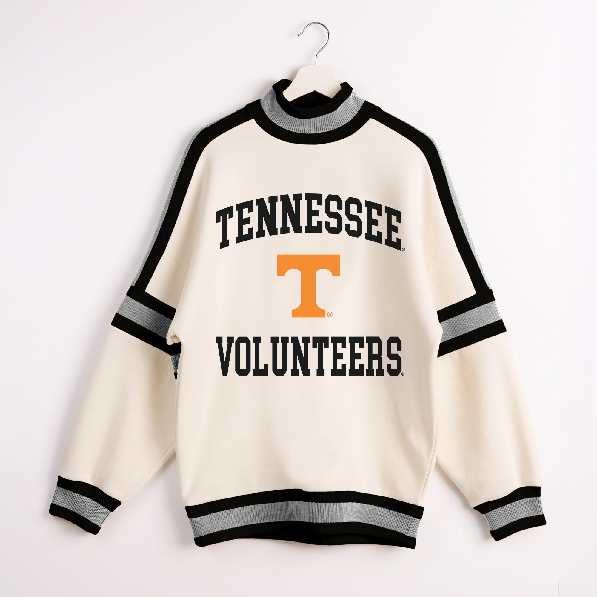 TENNESSEE VOLUNTEERS VIVID MOTION COLORBLOCK TURTLENECK PULLOVER