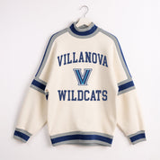VILLANOVA WILDCATS VIVID MOTION COLORBLOCK TURTLENECK PULLOVER