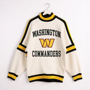 WASHINGTON COMMANDERS VIVID MOTION COLORBLOCK TURTLENECK PULLOVER