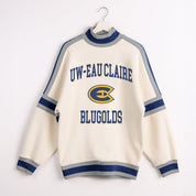 WISCONSIN-EAU CLAIRE BLUGOLDS VIVID MOTION COLORBLOCK TURTLENECK PULLOVER