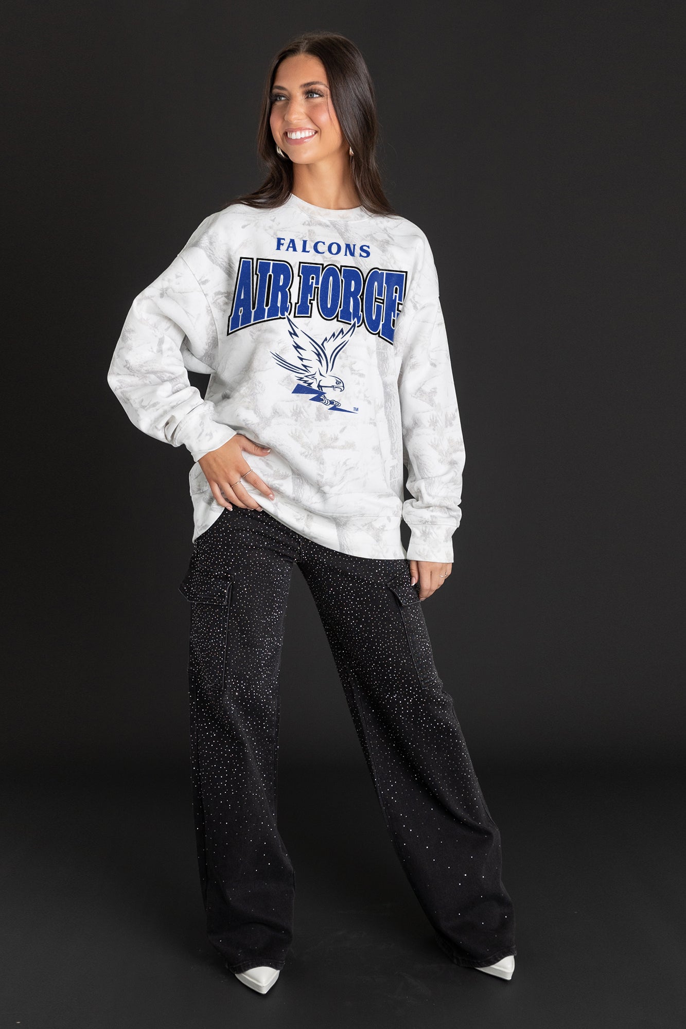 AIR FORCE FALCONS RALLY READY PREMIUM DROP SHOULDER PULLOVER
