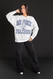 AIR FORCE FALCONS WHITEOUT PREMIUM DROP SHOULDER PULLOVER