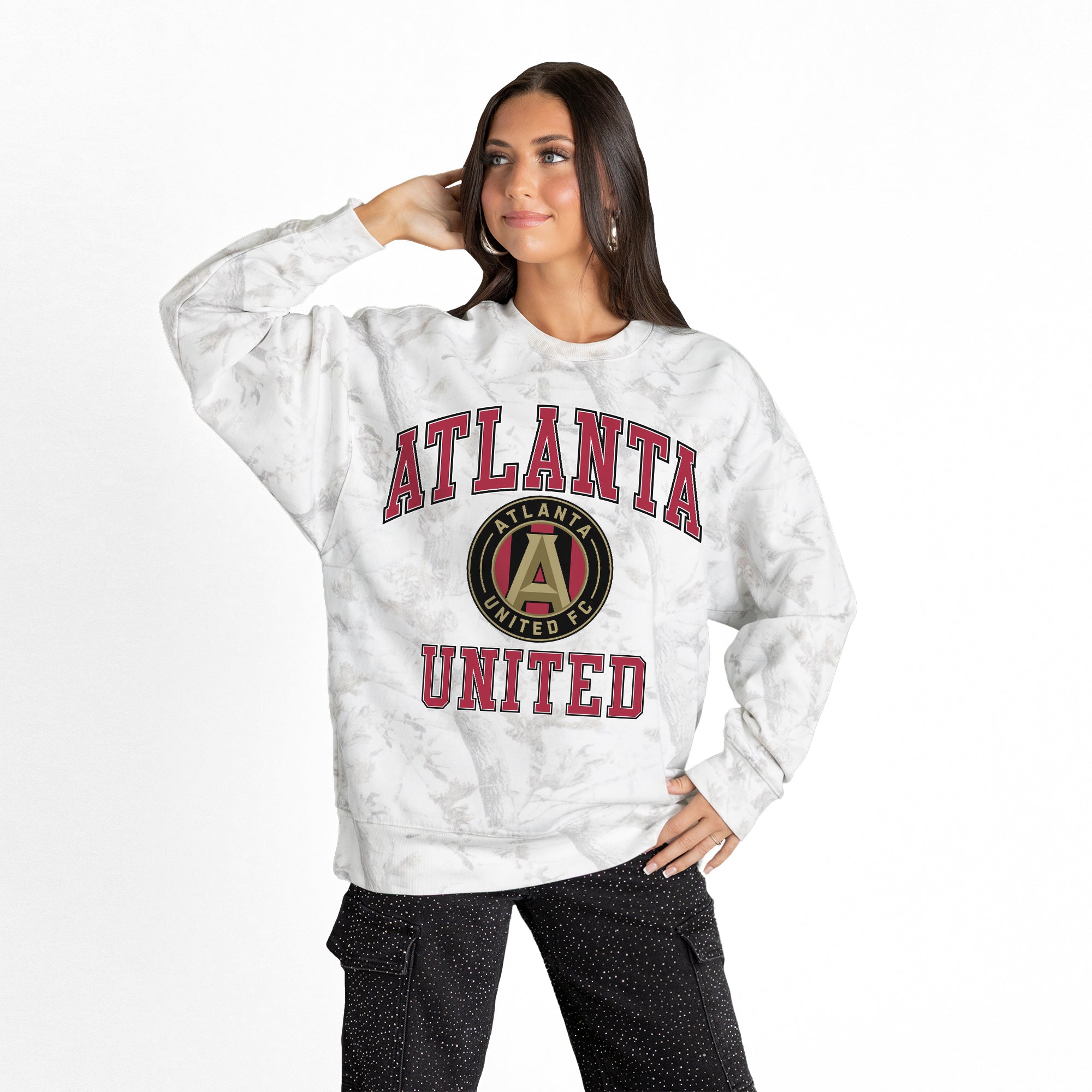 ATLANTA UNITED FC REFINED RIVALRY PREMIUM DROP SHOULDER PULLOVER