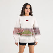 ARKANSAS RAZORBACKS POWER MOVE PREMIUM DROP SHOULDER PULLOVER