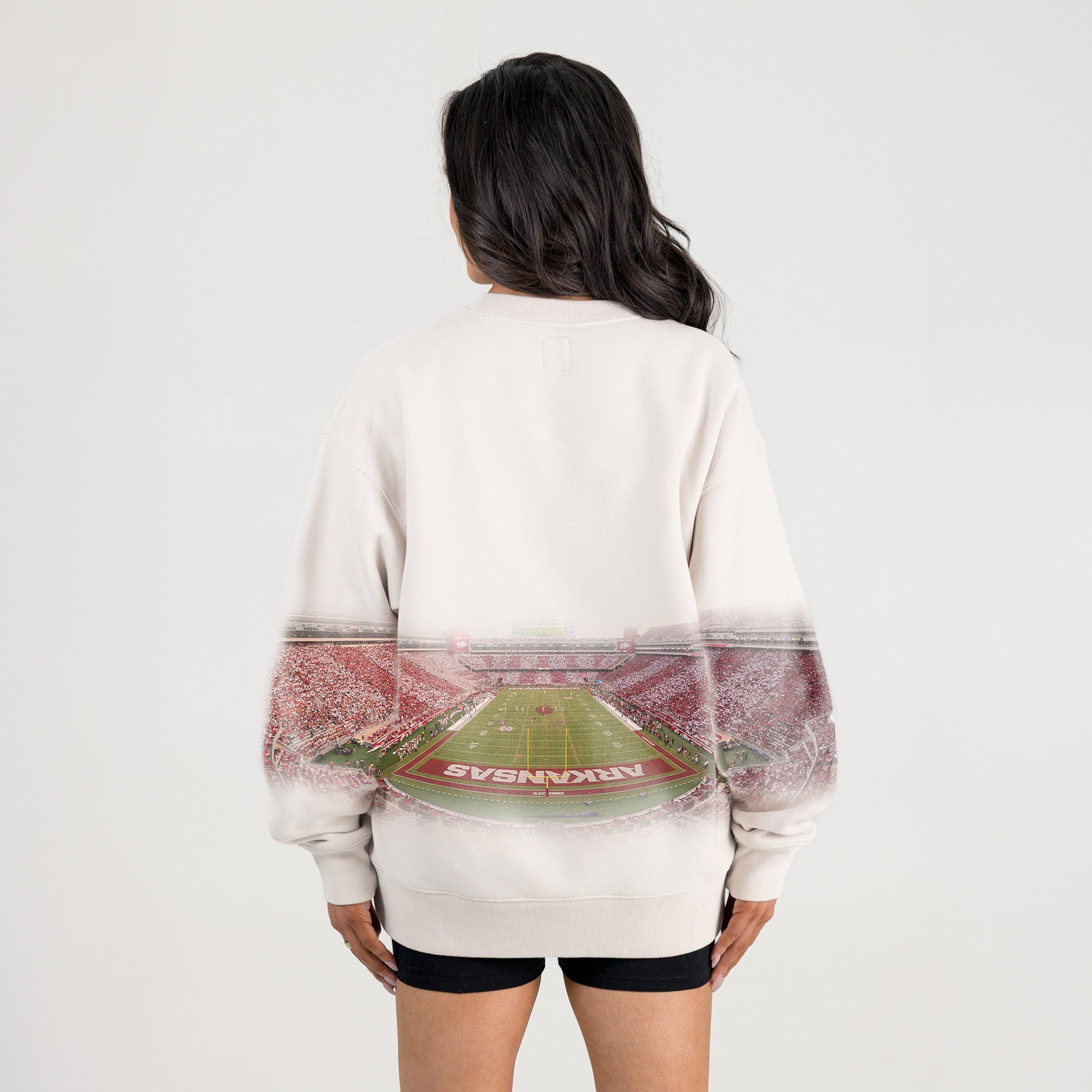 ARKANSAS RAZORBACKS POWER MOVE PREMIUM DROP SHOULDER PULLOVER