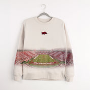 ARKANSAS RAZORBACKS POWER MOVE PREMIUM DROP SHOULDER PULLOVER