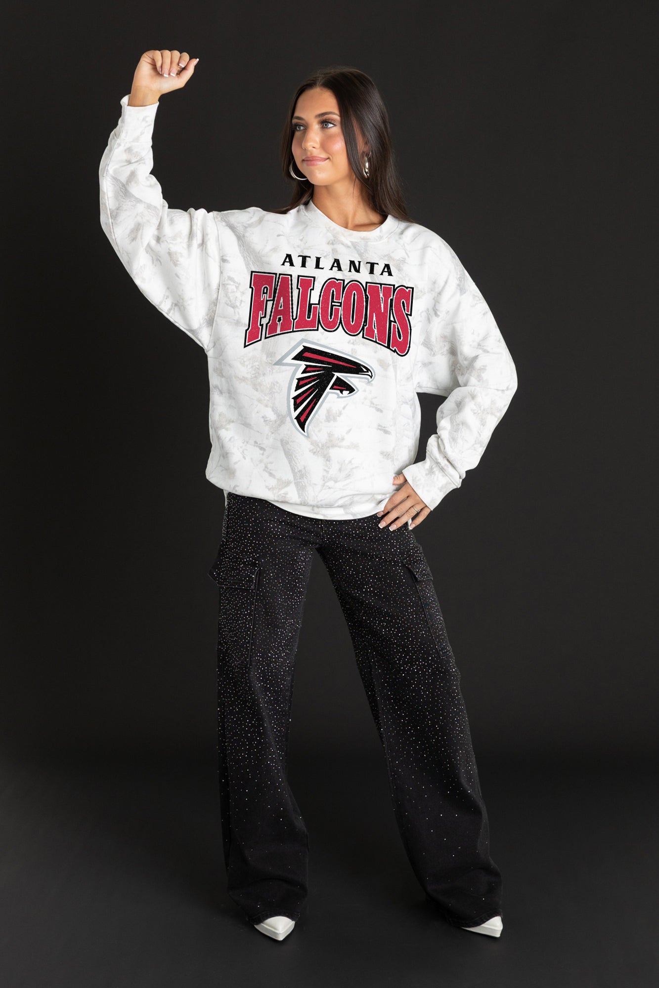 ATLANTA FALCONS RALLY READY PREMIUM DROP SHOULDER PULLOVER