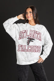 ATLANTA FALCONS WHITEOUT PREMIUM DROP SHOULDER PULLOVER