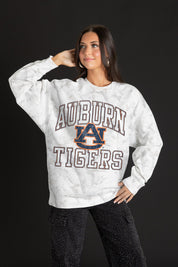 AUBURN TIGERS WHITEOUT PREMIUM DROP SHOULDER PULLOVER