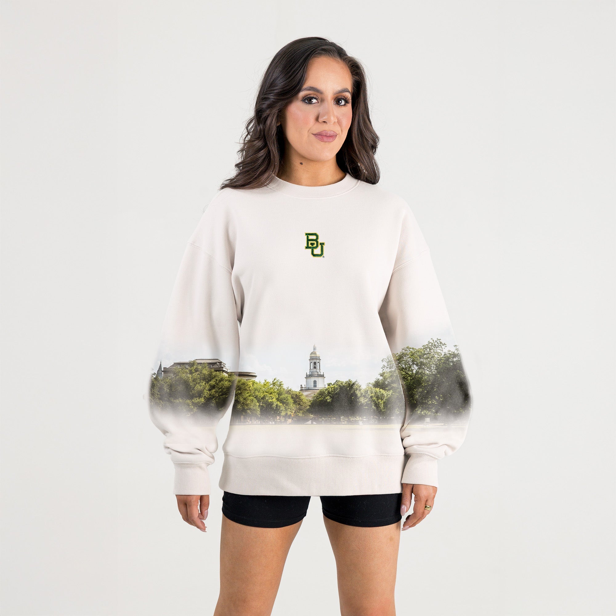 BAYLOR BEARS POWER MOVE PREMIUM DROP SHOULDER PULLOVER