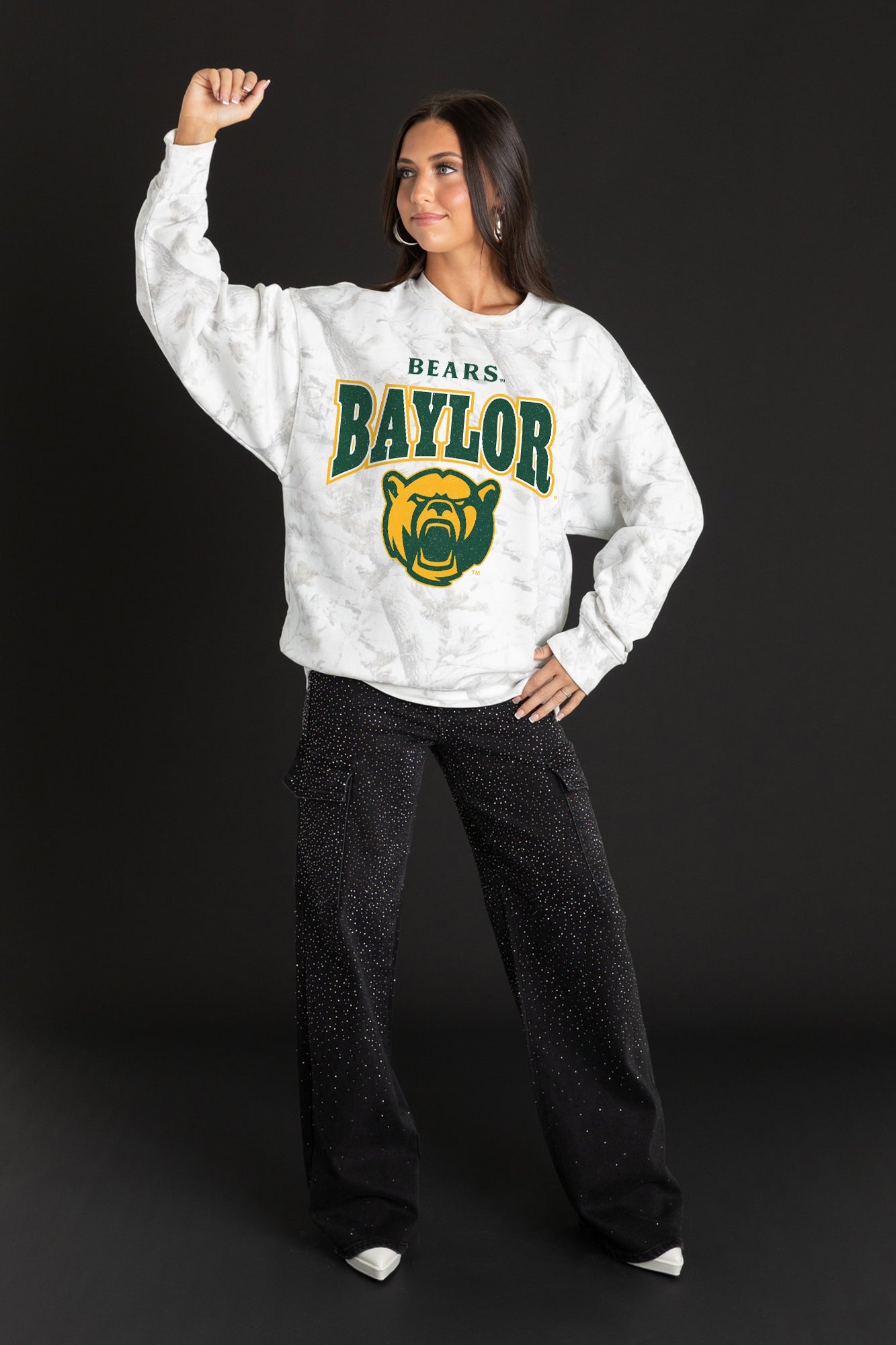 BAYLOR BEARS RALLY READY PREMIUM DROP SHOULDER PULLOVER