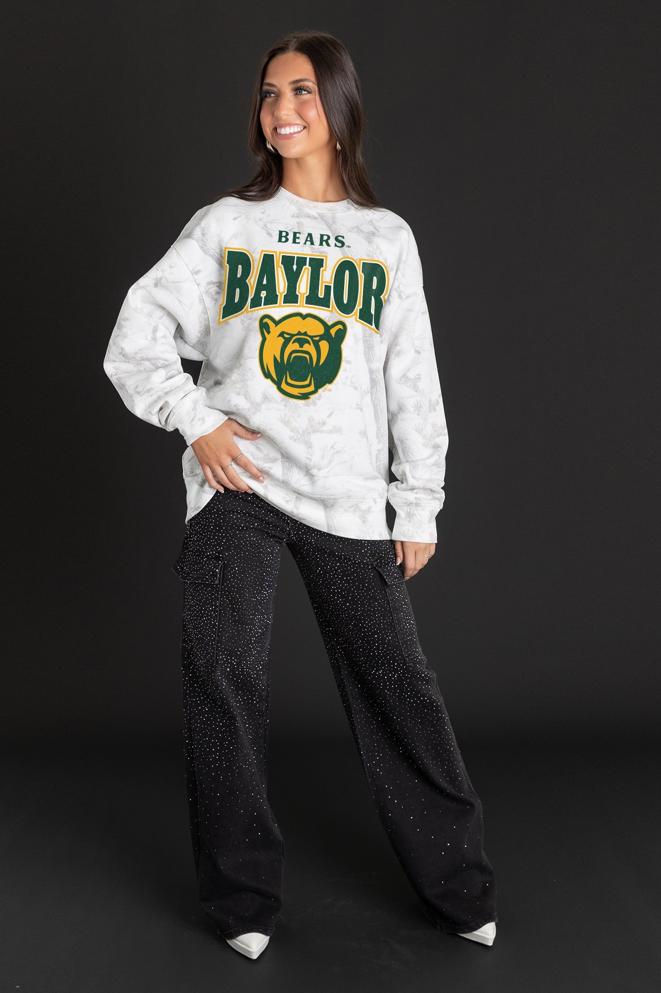 BAYLOR BEARS RALLY READY PREMIUM DROP SHOULDER PULLOVER