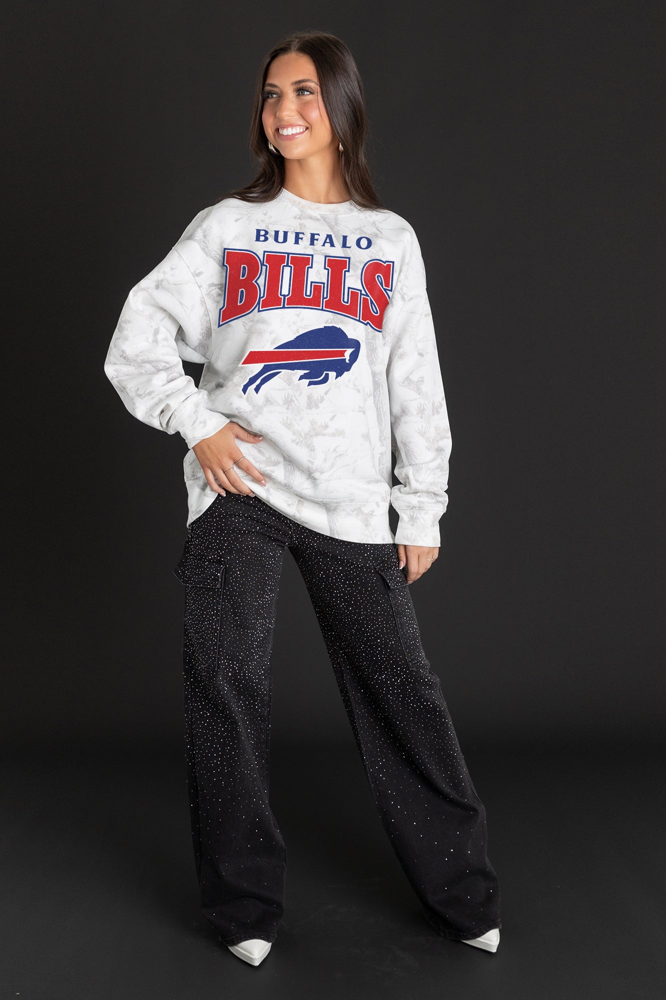 BUFFALO BILLS RALLY READY PREMIUM DROP SHOULDER PULLOVER