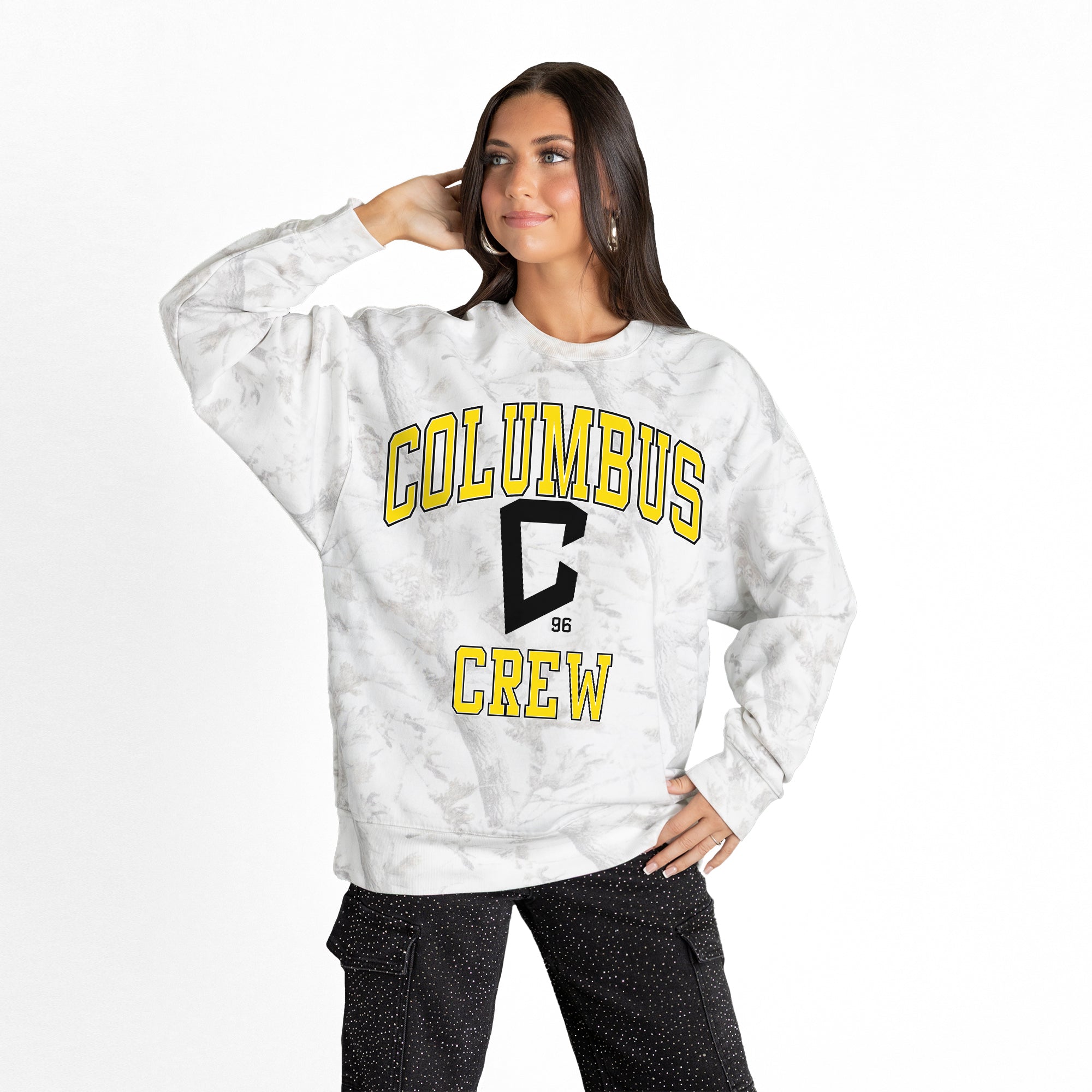 COLUMBUS CREW SC REFINED RIVALRY PREMIUM DROP SHOULDER PULLOVER