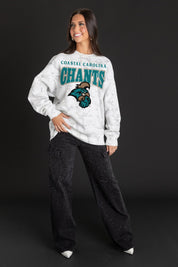 COASTAL CAROLINA CHANTICLEERS RALLY READY PREMIUM DROP SHOULDER PULLOVER