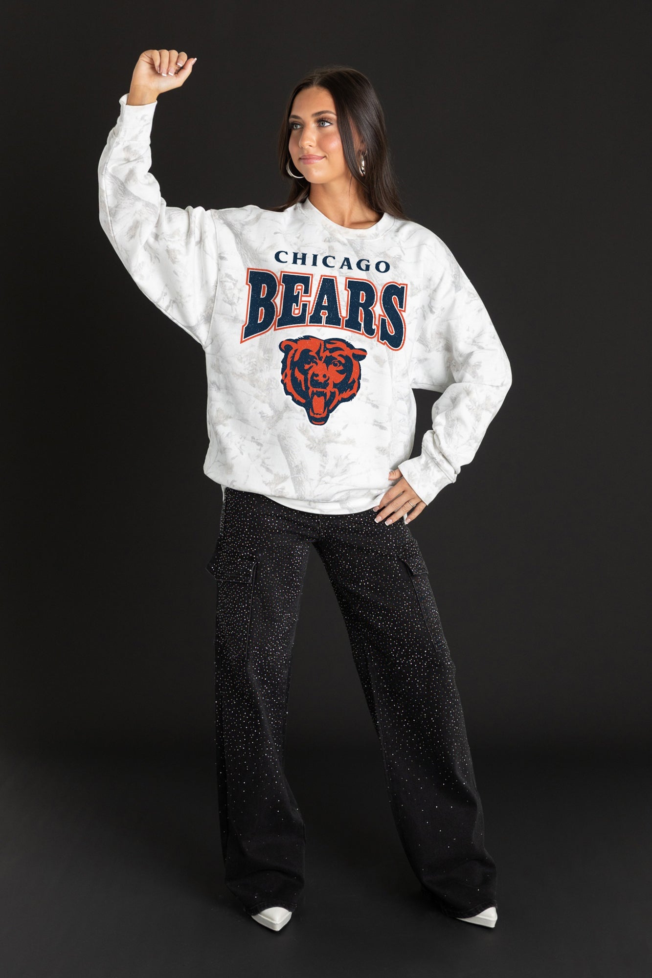 CHICAGO BEARS RALLY READY PREMIUM DROP SHOULDER PULLOVER