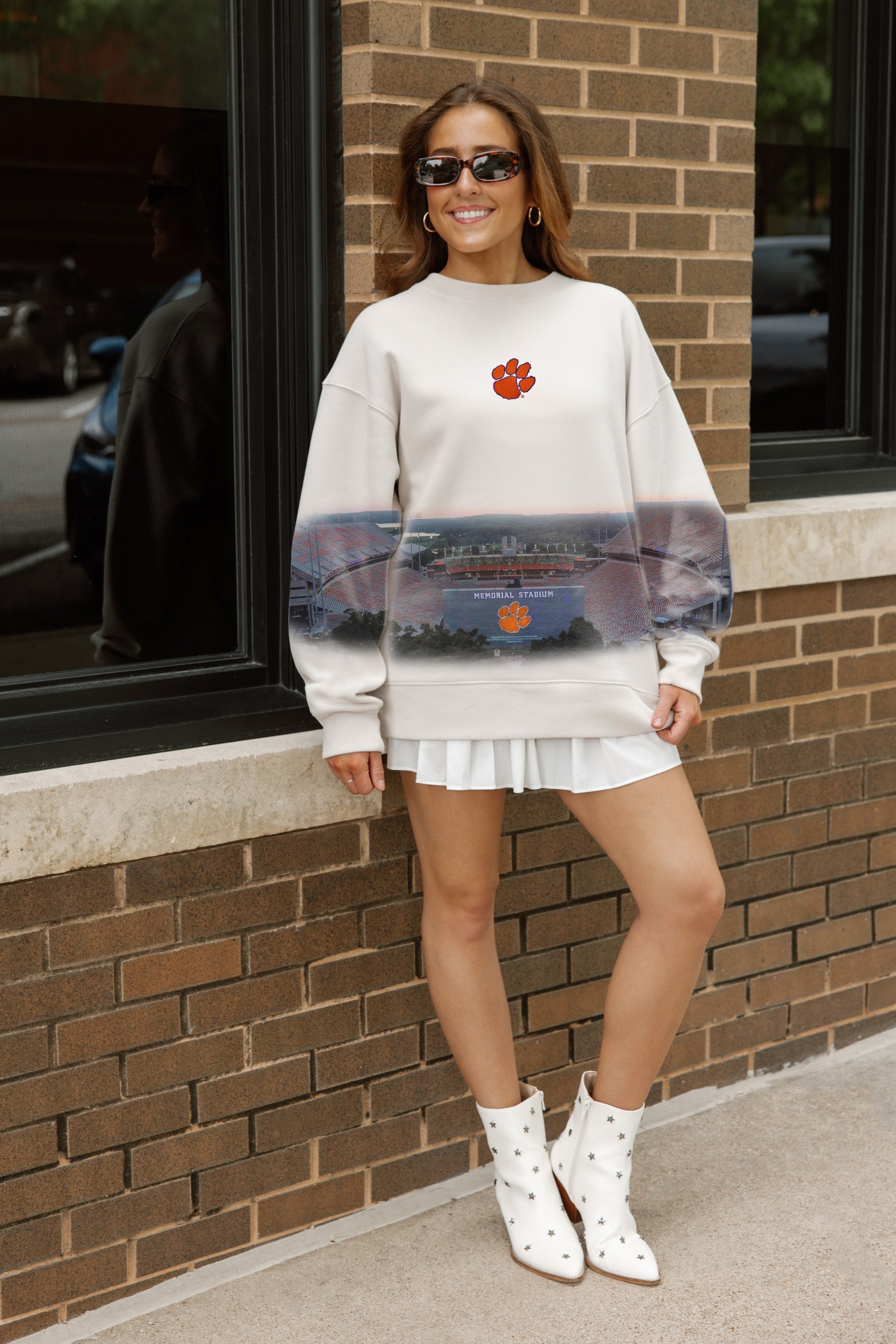 CLEMSON TIGERS POWER MOVE PREMIUM DROP SHOULDER PULLOVER