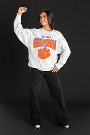 CLEMSON TIGERS RALLY READY PREMIUM DROP SHOULDER PULLOVER