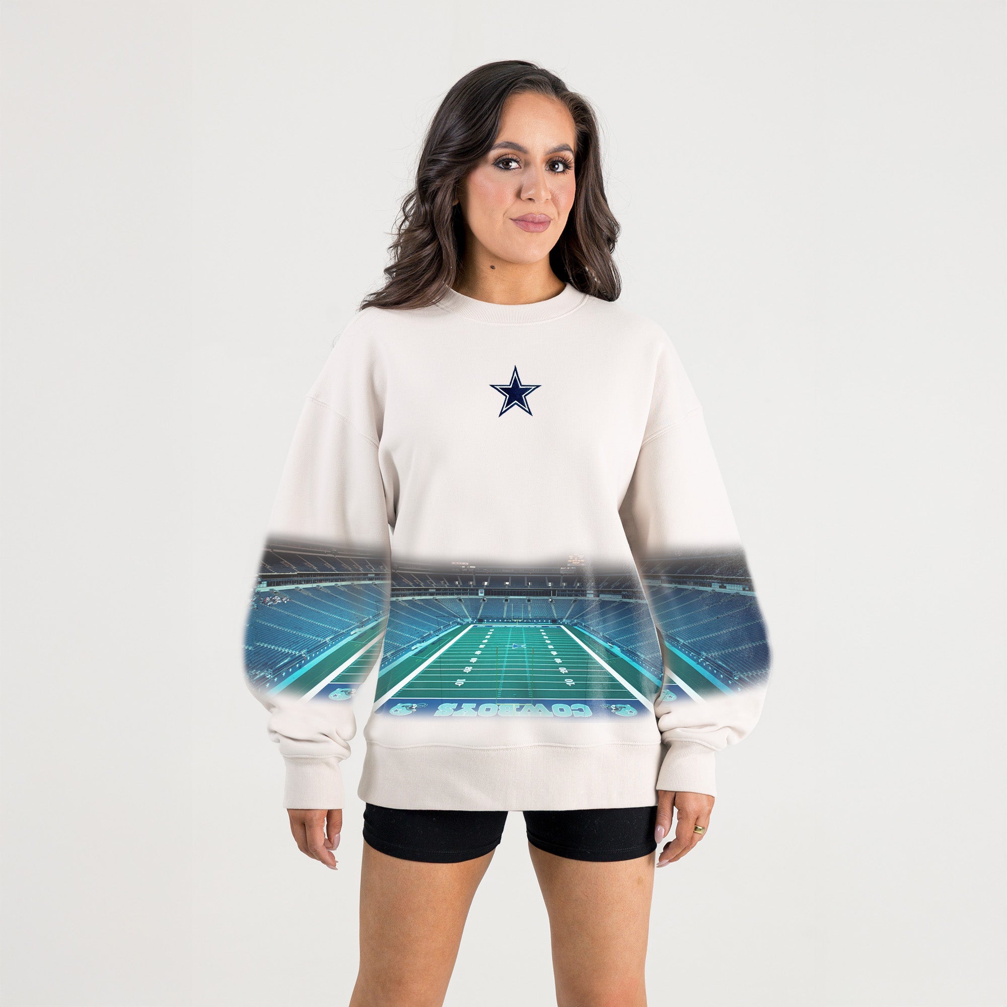 DALLAS COWBOYS POWER MOVE PREMIUM DROP SHOULDER PULLOVER