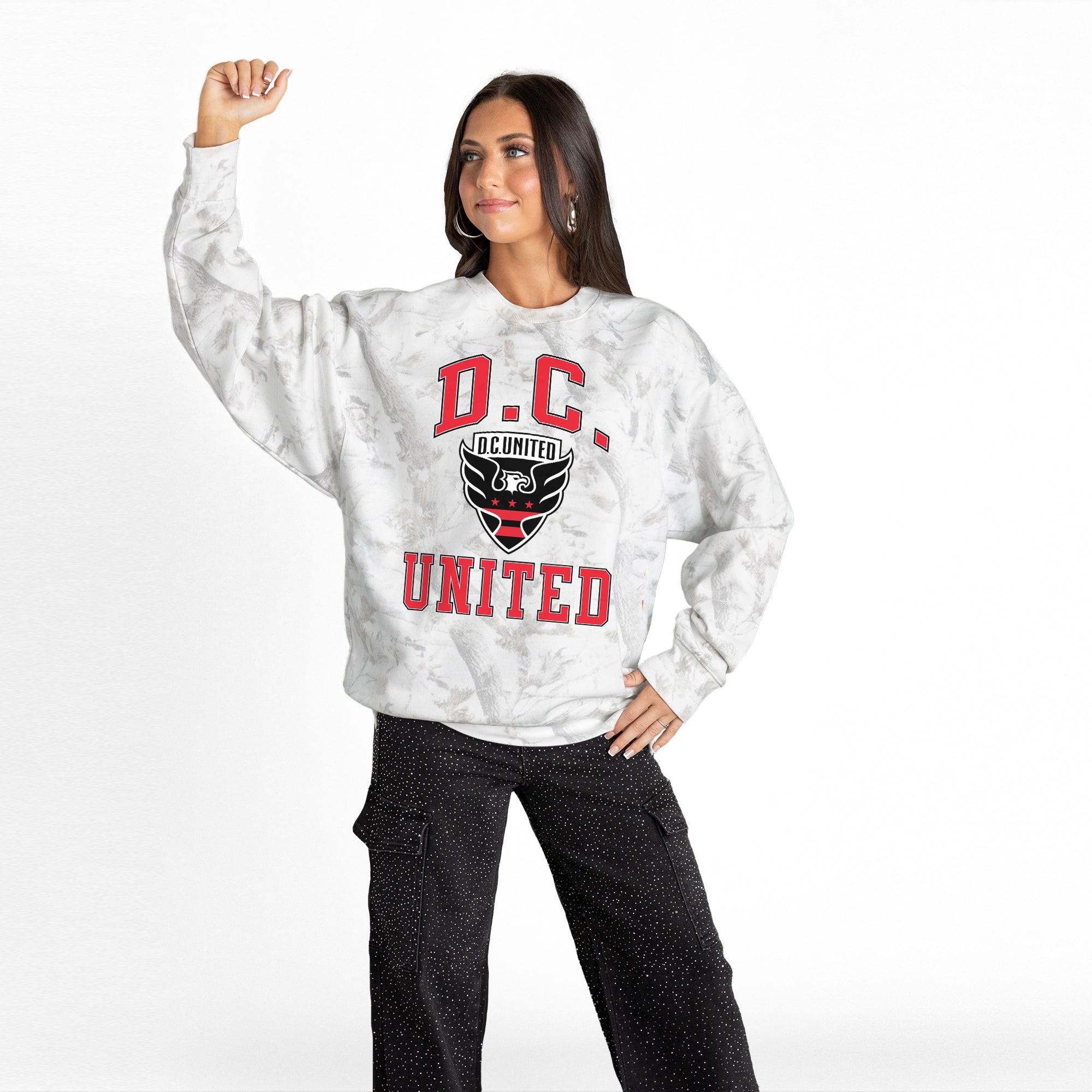 DC UNITED REFINED RIVALRY PREMIUM DROP SHOULDER PULLOVER