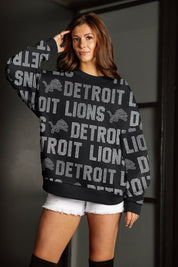 DETROIT LIONS HYPE ERA PREMIUM DROP SHOULDER PULLOVER