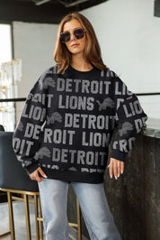 DETROIT LIONS HYPE ERA PREMIUM DROP SHOULDER PULLOVER