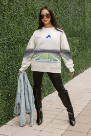 DETROIT LIONS POWER MOVE PREMIUM DROP SHOULDER PULLOVER