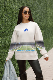 DETROIT LIONS POWER MOVE PREMIUM DROP SHOULDER PULLOVER