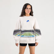 DETROIT LIONS POWER MOVE PREMIUM DROP SHOULDER PULLOVER