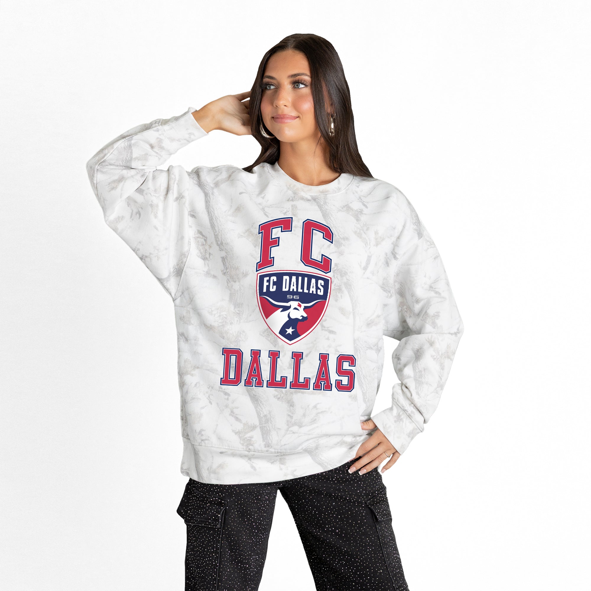FC DALLAS REFINED RIVALRY PREMIUM DROP SHOULDER PULLOVER
