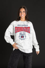 FRESNO STATE BULLDOGS RALLY READY PREMIUM DROP SHOULDER PULLOVER