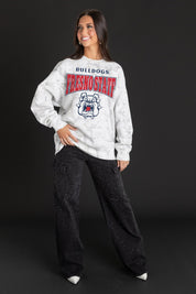FRESNO STATE BULLDOGS RALLY READY PREMIUM DROP SHOULDER PULLOVER