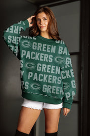 GREEN BAY PACKERS HYPE ERA PREMIUM DROP SHOULDER PULLOVER