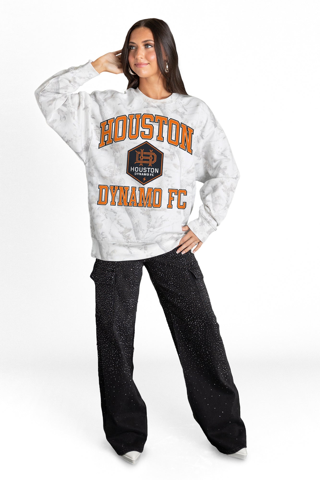 HOUSTON DYNAMO REFINED RIVALRY PREMIUM DROP SHOULDER PULLOVER