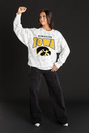 IOWA HAWKEYES RALLY READY PREMIUM DROP SHOULDER PULLOVER