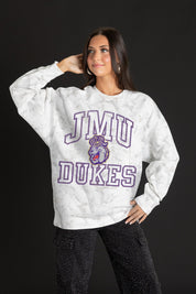 JAMES MADISON DUKES WHITEOUT PREMIUM DROP SHOULDER PULLOVER