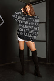 KANSAS CITY CHIEFS HYPE ERA PREMIUM DROP SHOULDER PULLOVER
