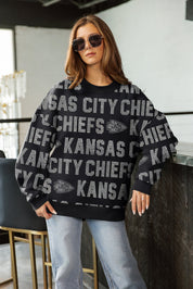 KANSAS CITY CHIEFS HYPE ERA PREMIUM DROP SHOULDER PULLOVER