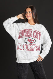 KANSAS CITY CHIEFS WHITEOUT PREMIUM DROP SHOULDER PULLOVER