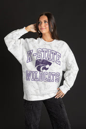 KANSAS STATE WILDCATS WHITEOUT PREMIUM DROP SHOULDER PULLOVER