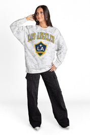 LOS ANGELES GALAXY REFINED RIVALRY PREMIUM DROP SHOULDER PULLOVER