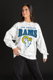 LOS ANGELES RAMS RALLY READY PREMIUM DROP SHOULDER PULLOVER