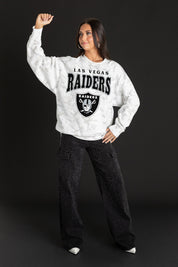 LAS VEGAS RAIDERS RALLY READY PREMIUM DROP SHOULDER PULLOVER
