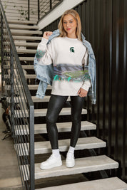 MICHIGAN STATE SPARTANS POWER MOVE PREMIUM DROP SHOULDER PULLOVER