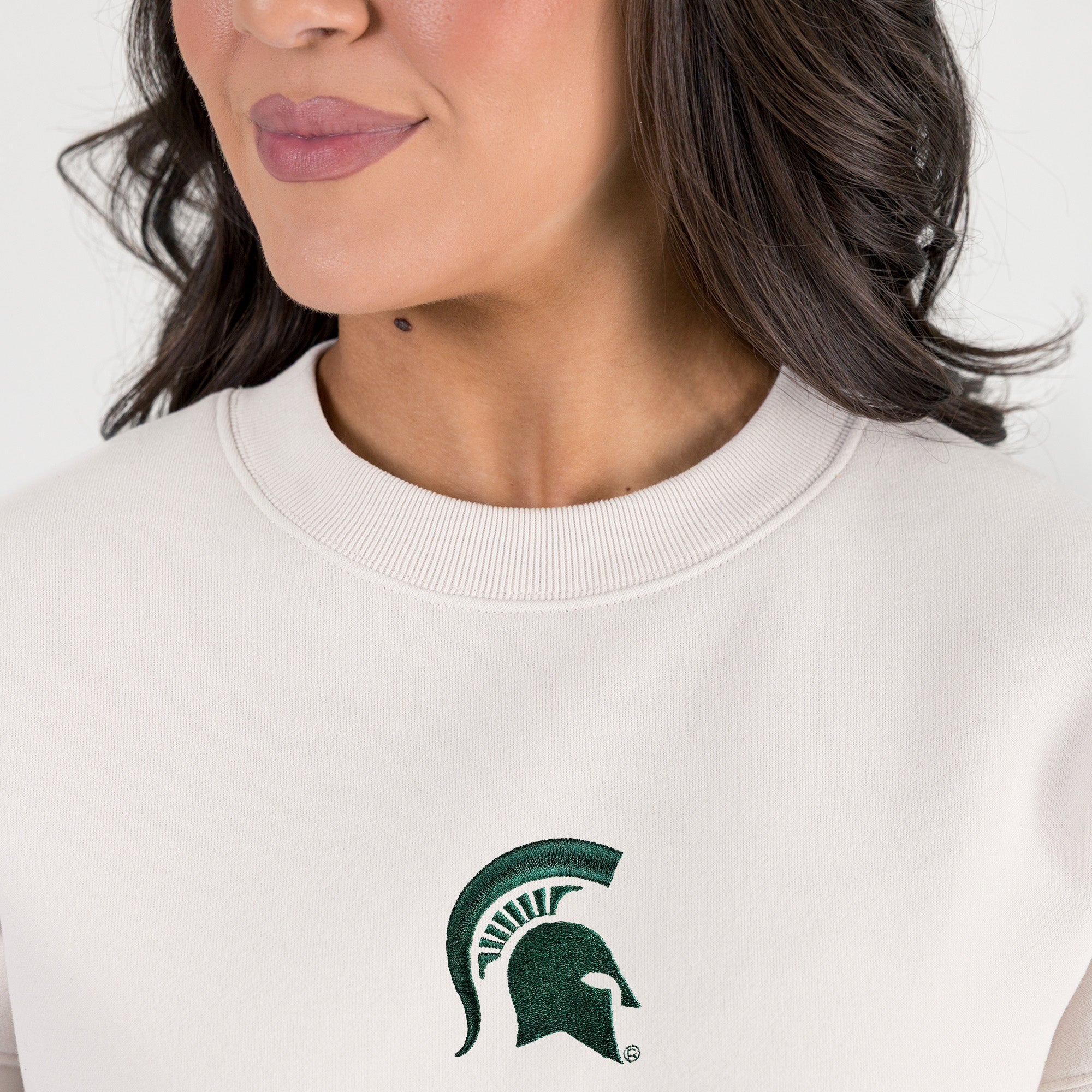 MICHIGAN STATE SPARTANS POWER MOVE PREMIUM DROP SHOULDER PULLOVER