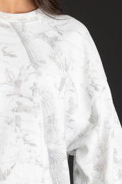 MICHIGAN WOLVERINES WHITEOUT PREMIUM DROP SHOULDER PULLOVER